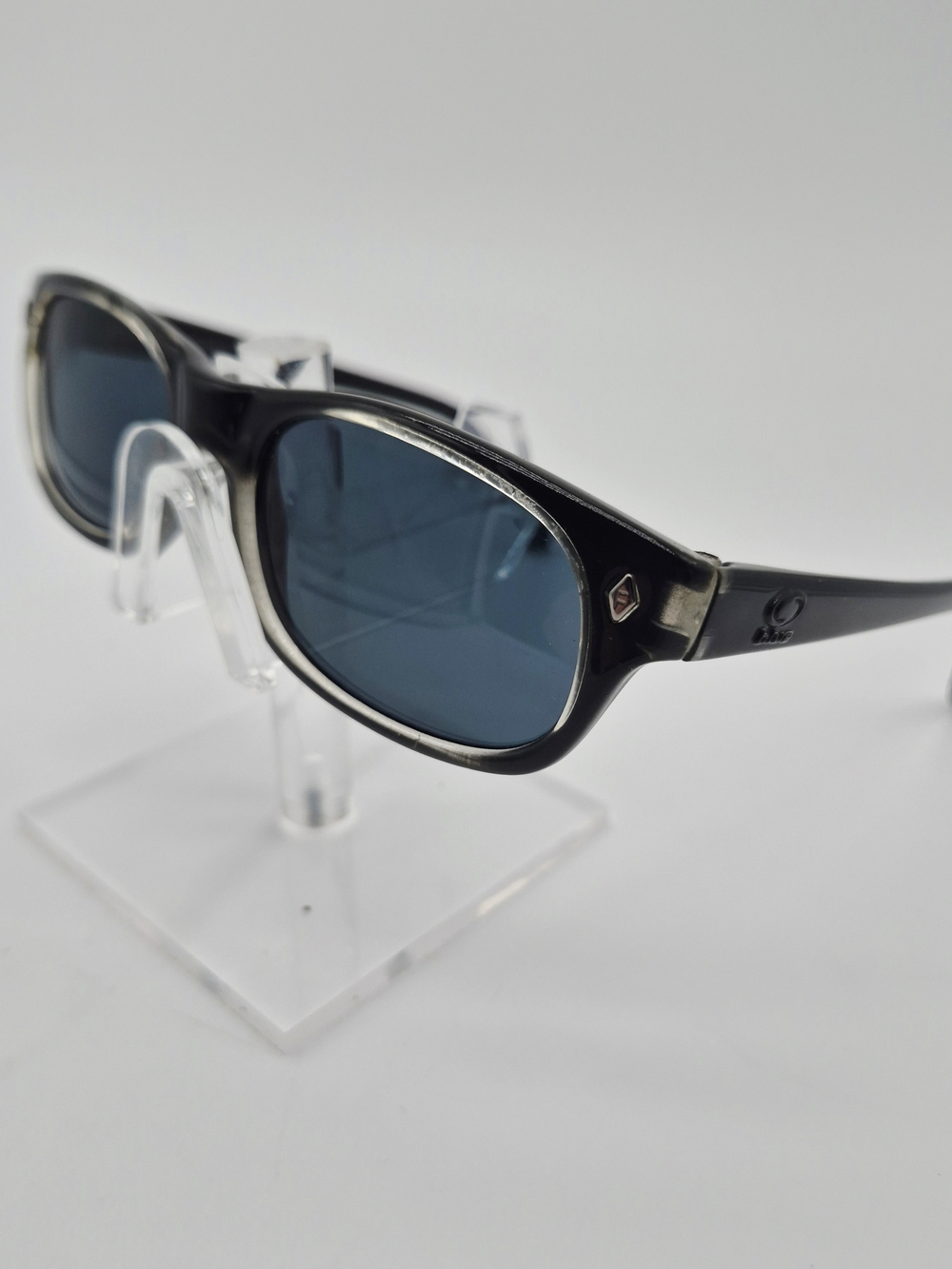 Fossil "Guppy"  Black Frame Sunglasses with Blue Lenses TS4002BLK